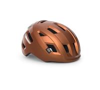 Met E- Mob Bicicleta Hel, Unisex, Cobre Brillante, L