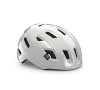 MET E- Mob MIPS Bicicleta eléctrica Hel, Unisex, Blanco, L / 58-61cm