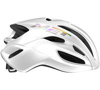 MET - RIVALE MIPS | Casco Ciclismo Carretera | Pequeño | Blanco Holográfico