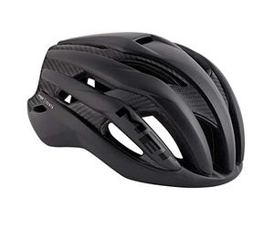 MET Trenta 3K Casco Ciclismo Unisex Adulto, Carbon (Negro), S