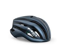 MET Trenta MIPS Ciclismo Hel, Unisex, Plata Azul Marino Mate, L