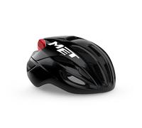 Met Rivale MIPS Casco de Bicicleta, Adultos Unisex, Negro y Rojo, L / 58-61cm