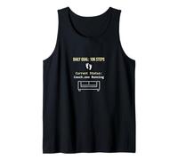 Meta Diaria 10k Pasos Estado Actual Couch.exe En Ejecución Camiseta sin Mangas