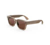 Meta Fury, Sandstone | Gafas con IA para mujeres y hombres AI, cámara de 12 MP, traducción en tiempo real y más - Resolución 3K HD - Más de 8 horas de batería - Lentes en ámbar oscuro