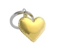 Meta[l]morphose METALMORPHOSE MTM311-01 - Llavero con forma de corazón, diseño de globo de helio dorado