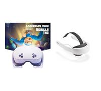 Meta Quest 3S 128 GB - Gorilla Tag Cardboard Headset + Correa Elite con batería