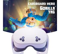 Meta Quest 3S 128 GB Sumérgete en la Realidad Mixta - Pack Gorilla Tag Cardboard Hero Headset - Incluyen 3 Meses de Prueba para Meta Horizon+