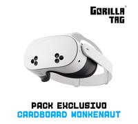 Meta Quest 3S 256 GB | Realidad Virtual sin Cables - Pack Gorilla Tag Cardboard Monkenaut - Exclusivo de Amazon