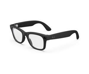 META Ray-Ban Wayfarer Generacion 2 Gafas Inteligentes con IA, Marco Negro Mate, Lente Transparente, 12 MP, 32 GB, Bluetooth 5.3, WiFi 6, Bateria 8h