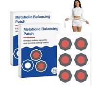 Metabalance Patch,60pcs Apósitos adelgazantes Metabalancepatch con berberina, pegatinas para el equilibrio metabólico, cuidado de la figura para abdomen y cintura, parches de control de peso suaves
