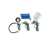 METABO 601585010 - Set de inflador de neumáticos,pistola de pintura y manguera en espiral LPZ 4 Set - ISO