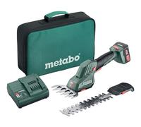 METABO 601608500 - Tijera cortasetos/cortacésped a batería 12V 2,0 Ah Li-Ion PowerMaxx SGS 12 Q con maletín