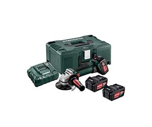 METABO 602174960 - Miniamoladora a bateria 18V / 3x 4,0 Ah Li-Ion W 18 LTX Quick 125 mm con maletín