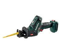 Metabo Sierra de sable inalámbrica SSE 18 LTX Compact sin batería – tope ajustable, luz de trabajo