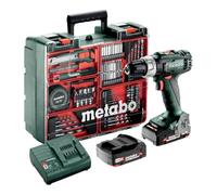 metabo 602317870 Taladradora de Percusión de Batería, 18 V, Negro/Verde
