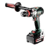 metabo 602361650 SB 18 LTX BL Q I - Taladro atornillador de percusión sin escobillas 130 Nm + 2 baterías 18 V 5,2 Ah Li-ION + caja de color