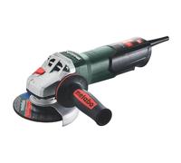 Metabo 603624420 WP 11-125 Quick 11 Amp 11000 RPM 4.5" / 5" Amoladora angular con cable con paleta sin bloqueo