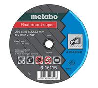 METABO 616101000 - Disco de tronzar para amoladora angular Flexiamant Super A36-T Metal embutido Ø 125 x 2 x 22,22 mm (Envase de 25 Ud)