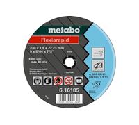 METABO 616183000 - Disco de tronzar para amoladora angular Flexiarapid A30-R -BF Inox plano Ø 150 x 2,0 x 22,22 mm (Envase de 25 Ud)