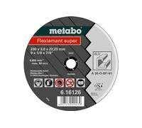 METABO 616752000 - Disco de tronzar para amoladora angular Flexiamant Super A30-O Aluminio plano Ø 125 x 2,5 x 22,22 mm (Envase de 25 Ud)