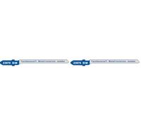 Metabo 623970000 623970000-Blister de 5 Hojas de Sierra de calar para Metal: Acero 1,5-4 mm Cortes curvos/Fres, Ond. BiM 57 mm (Paquete de 2)