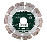 Metabo 624307000 624307000-Disco de Diamante SP para Uso General 125 x 22,23 mm Altura segmento 7 mm, 125x22.23mm