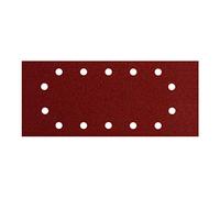 METABO 624496000 - Hojas de lijar Professional para madera y metal 14 perforaciones para tensar 115 x 280 mm grano P 180 (Envase de 10 Ud)