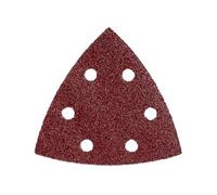 METABO 624981000 - Hojas de lijar Professional para madera y metal 6 perforaciones enganche velcro 93 x 93 mm grano P 60 (Envase de 25 Ud)