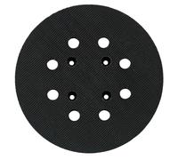 Metabo 625658000 - Placa de lija con velcro para FSX 200 Intec Metabo | Placa de repuesto con sistema de 8 agujeros, dureza media para madera y metal, extracción óptima del polvo, pulido y lijado