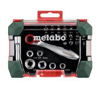 METABO 626701000 Juego de llaves de vaso Kit de llaves de cubo Set de llaves de vaso Juego de vasos