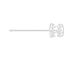 METABO 626742000 - Varilla agitadora SR 12, 2 discos con 12 paletas agitadoras diámetro 120 mm largo 590 mm inserción M14