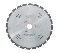Metabo 628006000 628006000-Hoja de Sierra Metal Duro HW/CT Power Cut 190 x 30 mm Dientes 16 FZ/FA, Negro