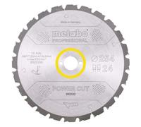 Metabo Hoja de sierra HW/CT 628220000, 254 x 2,4/1,8 x 30 mm, 24 dientes, W 5° NEG