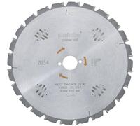 Metabo 628220000 628220000-Hoja de Sierra HW/CT 254 x 2.4/1.8 x 30 Dtes = 24 W 5º NEG, 254x2,4x30mm