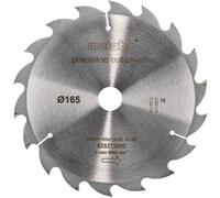 METABO 628272000 - Hoja de sierra Cordless Cut Classic 165x20 mm dientes 18 WZ 20°