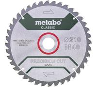 METABO 628652000 - Hoja de sierra Precision Cut Classic 216x30 mm dientes 40 WZ 5°neg/B