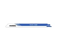 Metabo 631494000 631494000-Blister de 5 Hojas de Sierra de Sable para Metal, chapas, perfiles, Cortes enrasados. Triscado, fresado BiM 225 x 0,9 mm