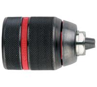 Metabo 636620000 636620000-Portabrocas Cierre rápido Futuro Plus S2M Resistente a la percusión Capacidad 1,5-13 mm Rosca 1/2“-20 UNF, Negro, 13mm