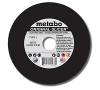 Metabo 655331000 - Paquete de 5 ruedas originales Slicer® de 4-1/2 pulgadas, tipo 1, 4.5 x 0.40 x 7/8 pulgadas, A60TZ, óxido de aluminio, muy rápido y flexible, acero, acero inoxidable