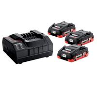 METABO Set básico (cargador + baterías) 18V / 3 x LiHD 4,0 Ah 685132000
