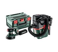 Metabo 691199000 SXA 18 LTX 125 BL + AS 18 L PC Compact - Juego de máquinas de batería, multicolor