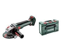 Metabo Amoladora Angular a Batería 18V WVB 18 LT BL 11-125 Quick Motor Sin Escobillas Potente 125mm Sin Batería/Cargador