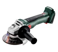 Metabo Amoladora Angular a batería W 18 L BL 9-125 (18V, Ø125mm, 10.000 rpm, Brushless, Arranque suave Softstart, Seguro contra arranque involuntario, incluye Metabox 165L, Sin batería ni cargador)