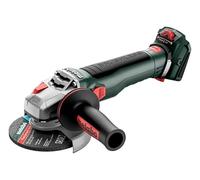metabo Amoladora angular inalámbrica WVB 18 LT BL 11-125 Quick - 18 V, 125 mm de diámetro de disco - Motor sin escobillas, regulación de velocidad, tuerca de liberación rápida, sistema de freno