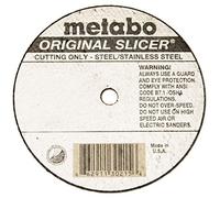 Metabo - Aplicación: Acero/Acero Inoxidable - 4" x .40" x 3/8" - A60TZ Original Slicer (655323000), Tipo 1"Slicer" Ruedas