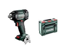 metabo Atornillador de impacto inalámbrico SSW 18 LTX 550 BL - 18 V, 550 Nm, cuadrado exterior de 1/2", 2800 rpm, 12 niveles - sin escobillas, manejable, LED, ideal para construcción de madera, cambio