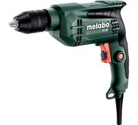 metabo BE 650 Taladro Eléctrico, Perforadora 650 W con Portabrocas Rápido | Taladro de cable compacto para metal y madera, Ø 13/30 mm, electrónica Vario, giro reversible y empuñadura Softgrip