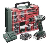 Metabo BS 18 Quick Set 602217710 - Batería de destornillador de 18 V, 2 Ah, sin escobillas, incluye 2 baterías, incluye bolsa, i
