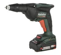 Metabo CAS 18V Atornillador para placas de yeso de batería HBS 18 LTX BL 3000 (18 V, 2 baterías, 2 Ah) + Garantía BAUHAUS 5 años para equipos...