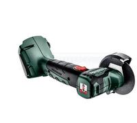 Metabo Amoladora angular a batería CC18BL sin batería, discos Ø76 mm, maletín metaLoc, 18V, rosca M5